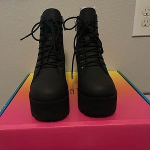 Black Raven Boots from Current Mood-Dollskill